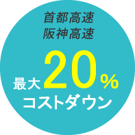 最大20％コストダウン